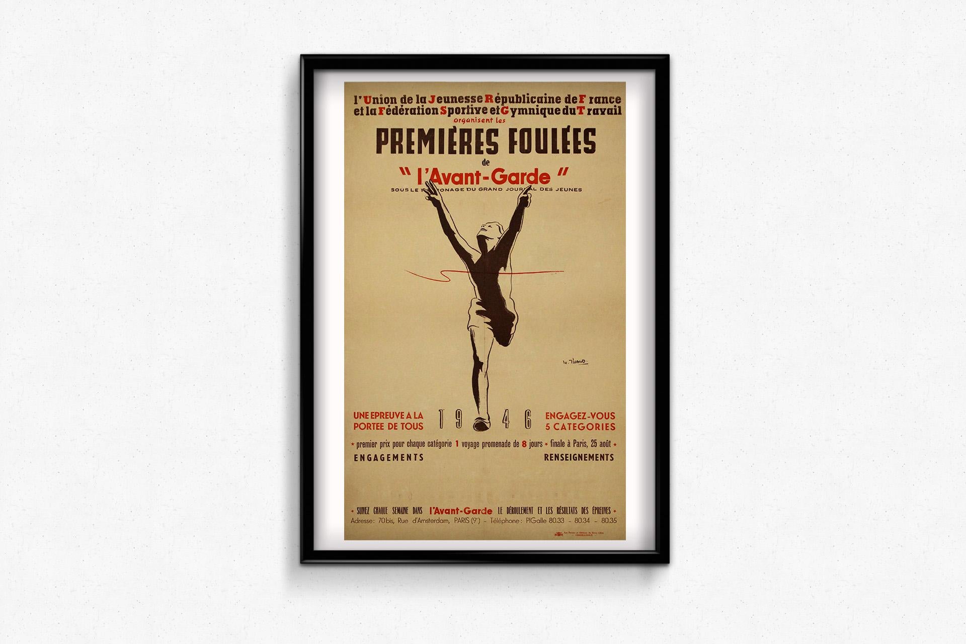 1946 original poster by Jean Tillaud - 
