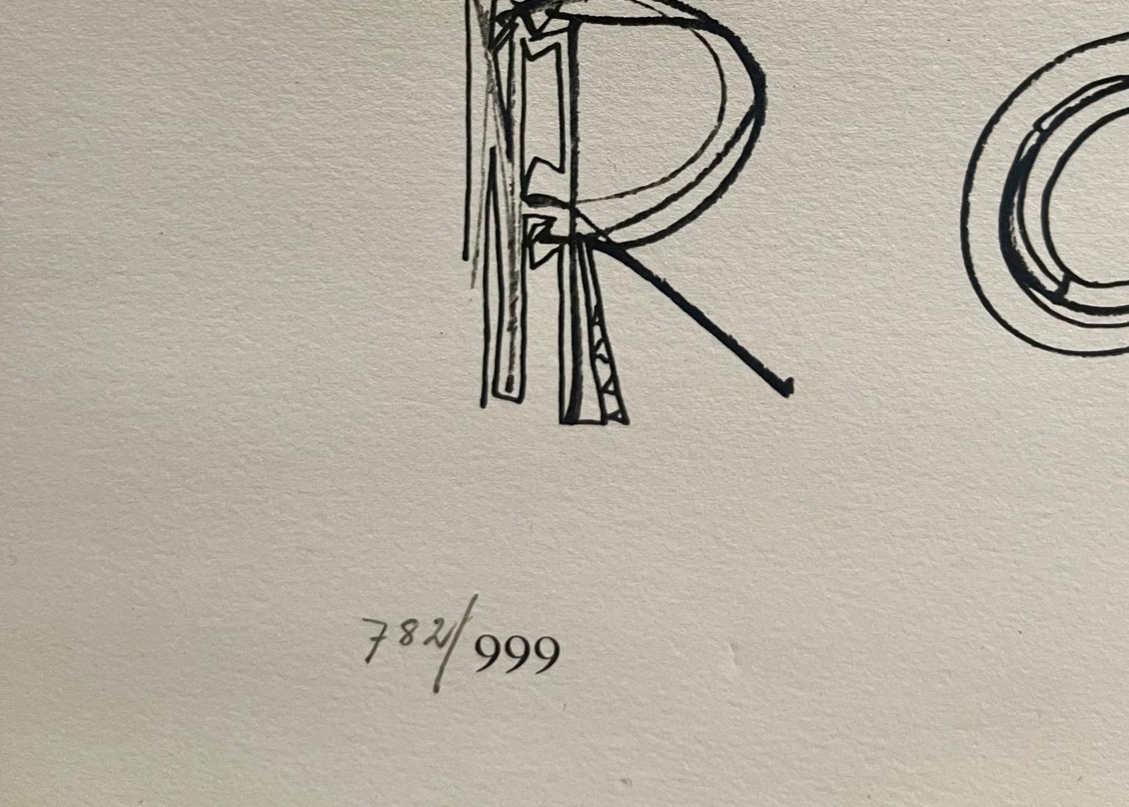 

Lithographie und Collage auf Papier BFK Rives, 1967
Auflage : 782/999
90,00 cm. x 69,00 cm.  35,43 Zoll x 27,17 Zoll (Papier)
80,00 cm. x 65,00 cm.  31,5 Zoll x 25,59 Zoll (Bild)
Vom Künstler mit Bleistift handsigniert
Echtheitszertifikat

Ein