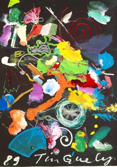 Odalisque #2 (1989) Sérigraphie à l'épreuve de l'atelier sur Arches par Jean Tinguely