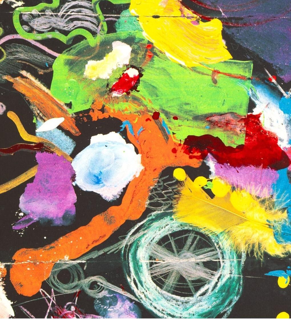 Odalisque #2 (1989) Workshop Proof Silkscreen on Arches By Jean Tinguely For Sale 3