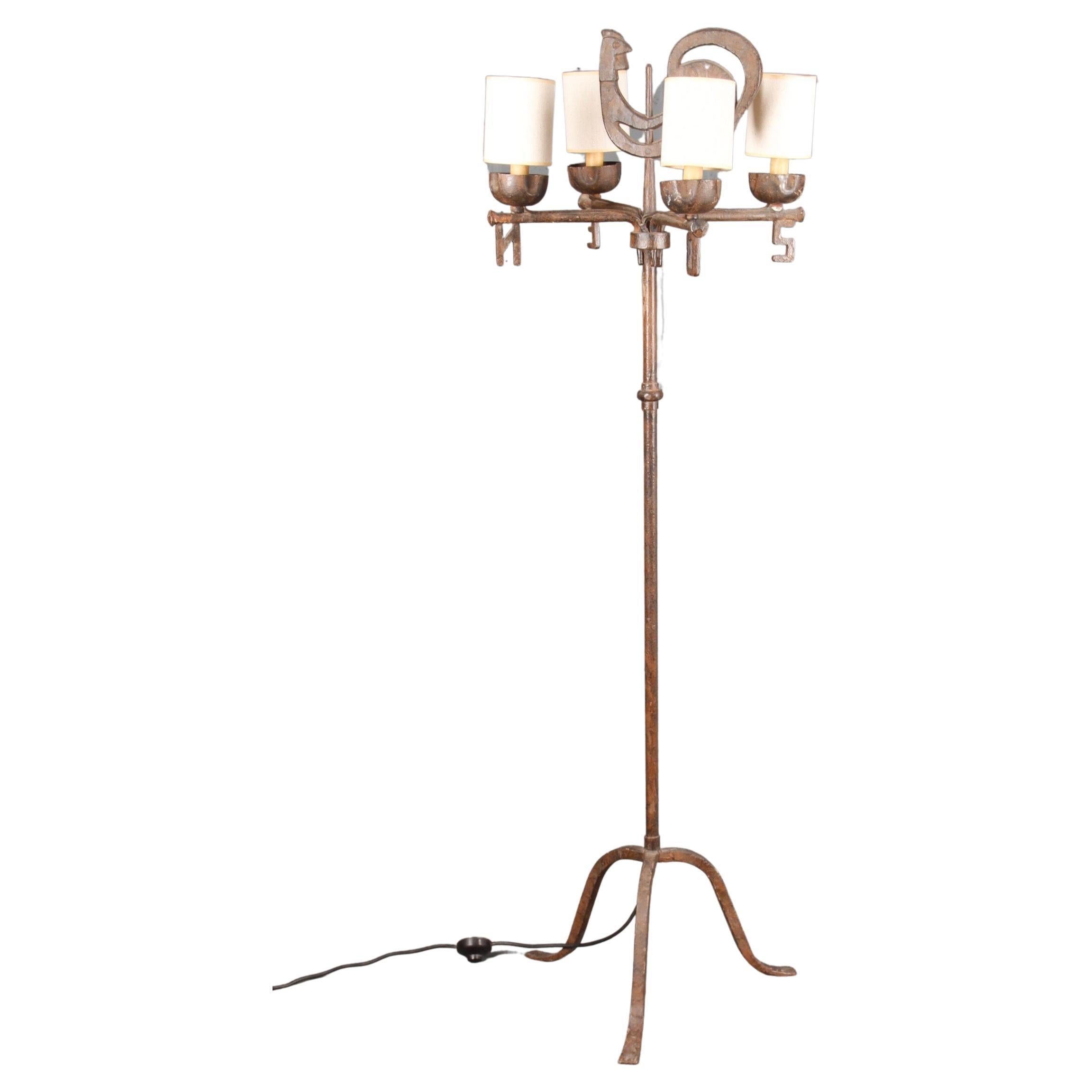 Jean Touret Atelier Marolles, Floor Lamp "Girouette"