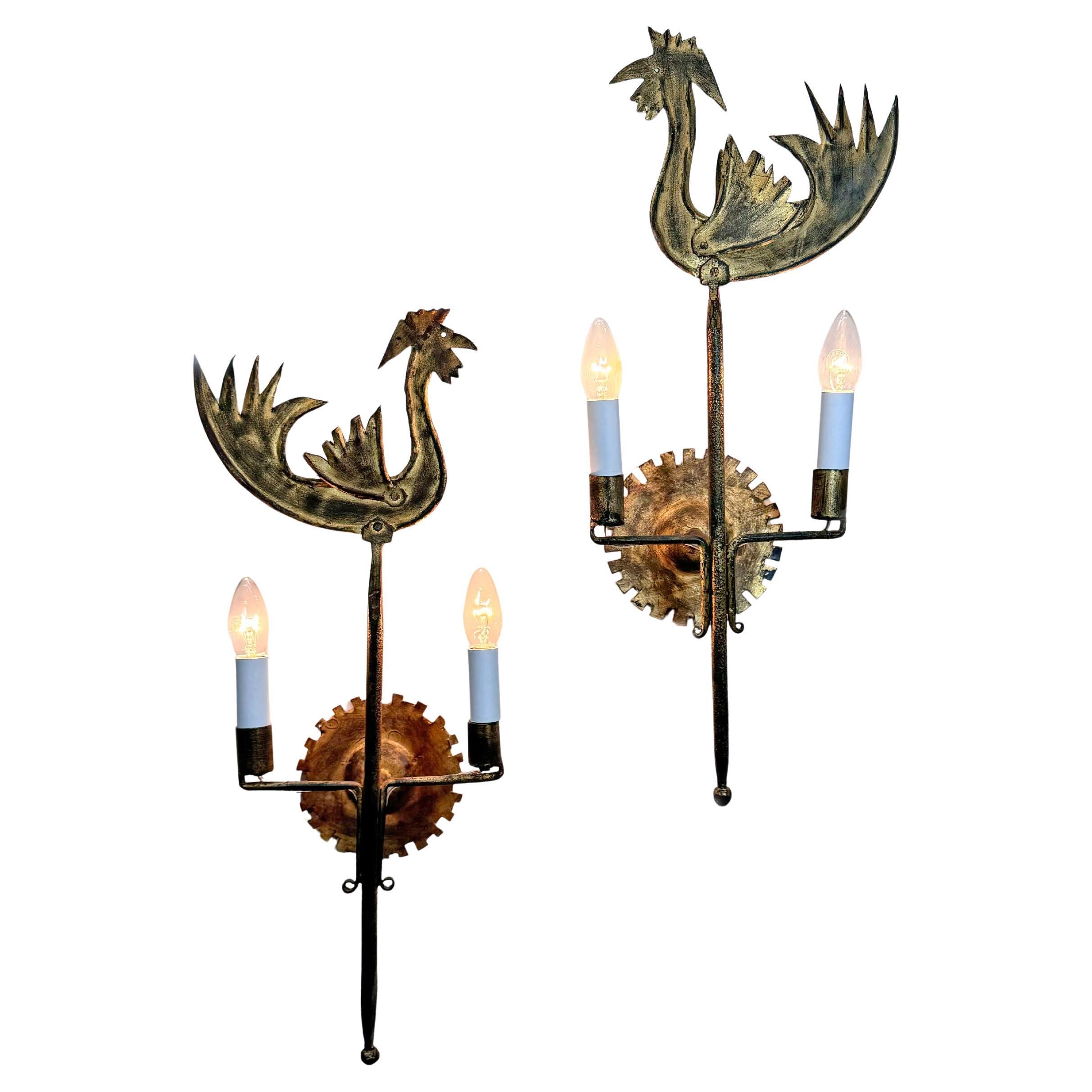 Apliques Gallo Jean Touret para Atelier Marolles