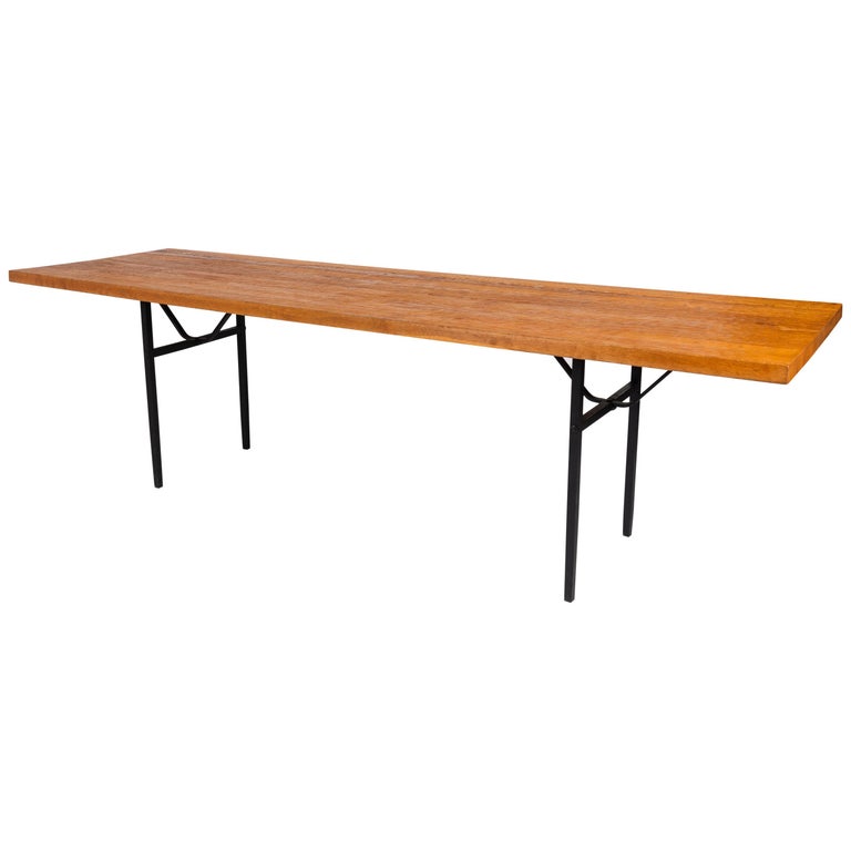 Jean Touret for the Atelier Marolles Dining Table, ca. 1960, offered by Maison Gerard
