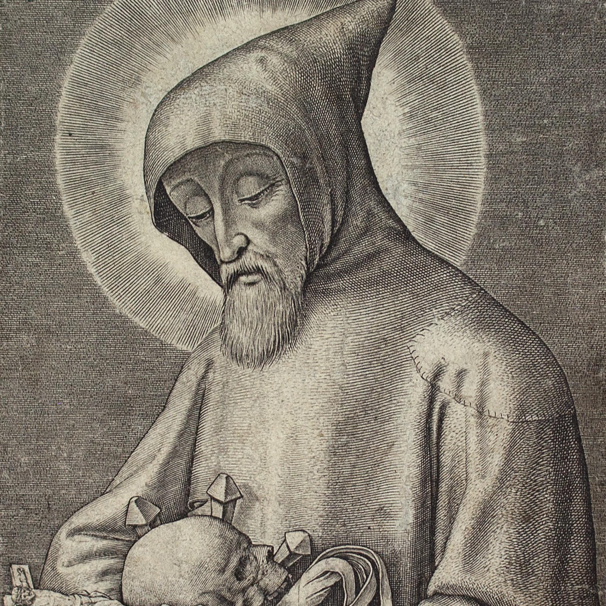 Jean Valdor After Hieronymus Wierix Saint Francis Of Assisi, Engraving  3