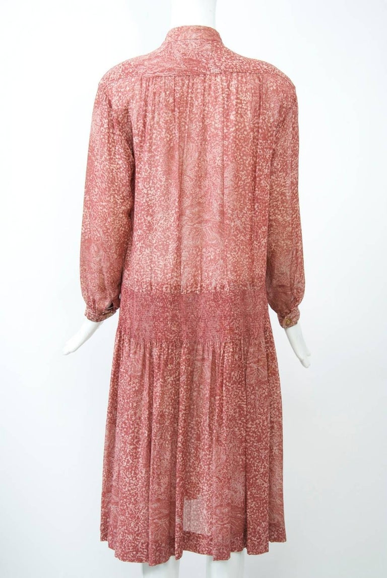 Jean Varon bedrucktes Kleid im Angebot bei 1stDibs