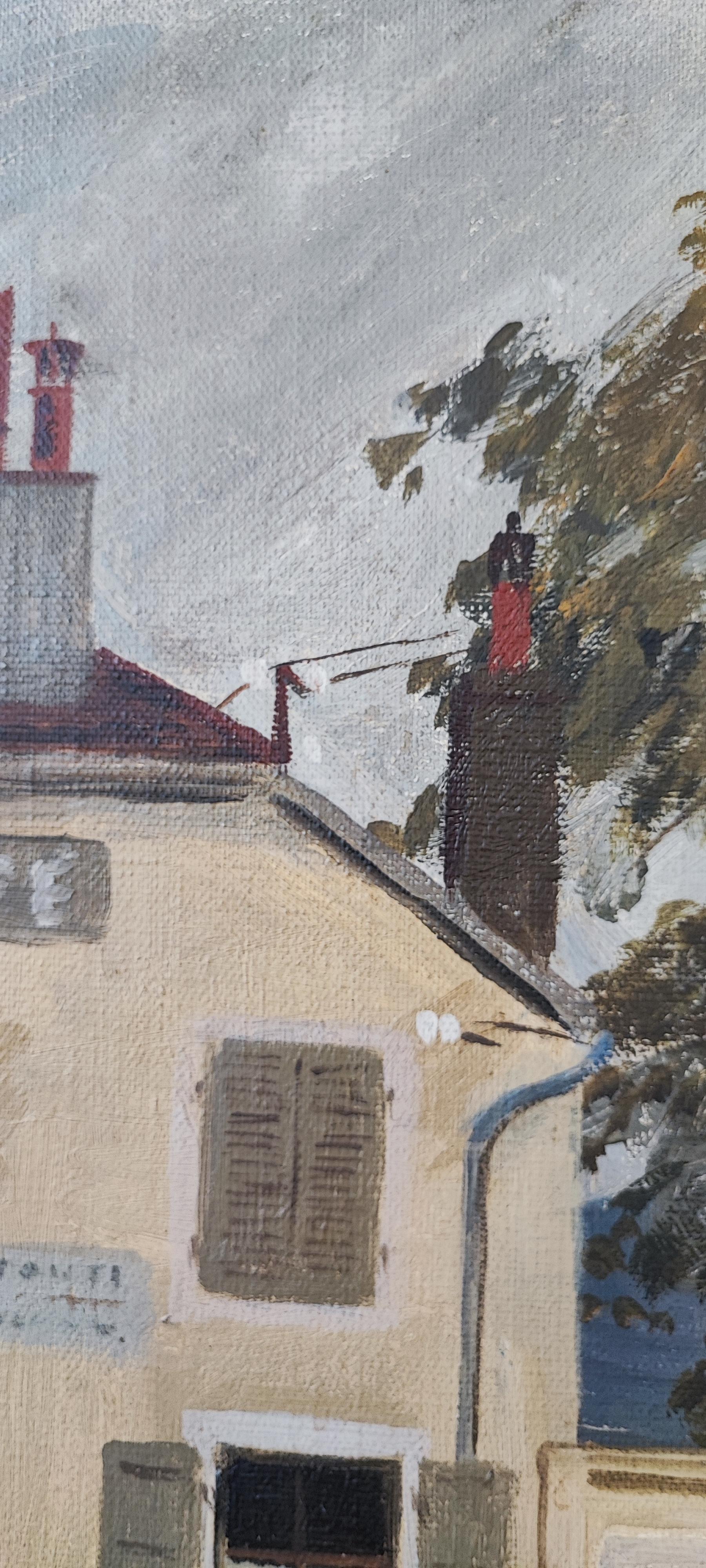 Travail sur la toile
Cadre en bois doré
57 x 69 x 5,5 cm