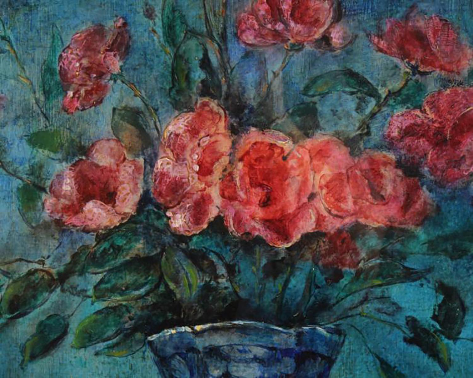 Jean Vervisch Still Life Floral Painting 2
