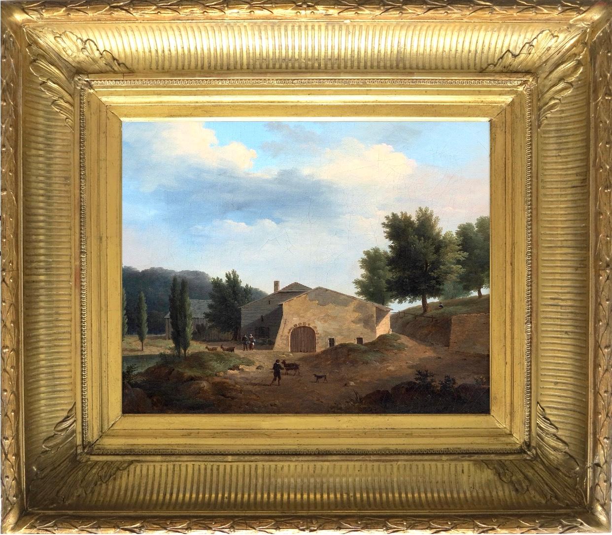 Jean-Victor Bertin Landscape Painting - Neoclassical Landscape