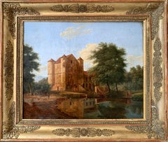 Vue du Château de la Reine Blanche, Coye-la-Forêt (Début XIXe siècle)