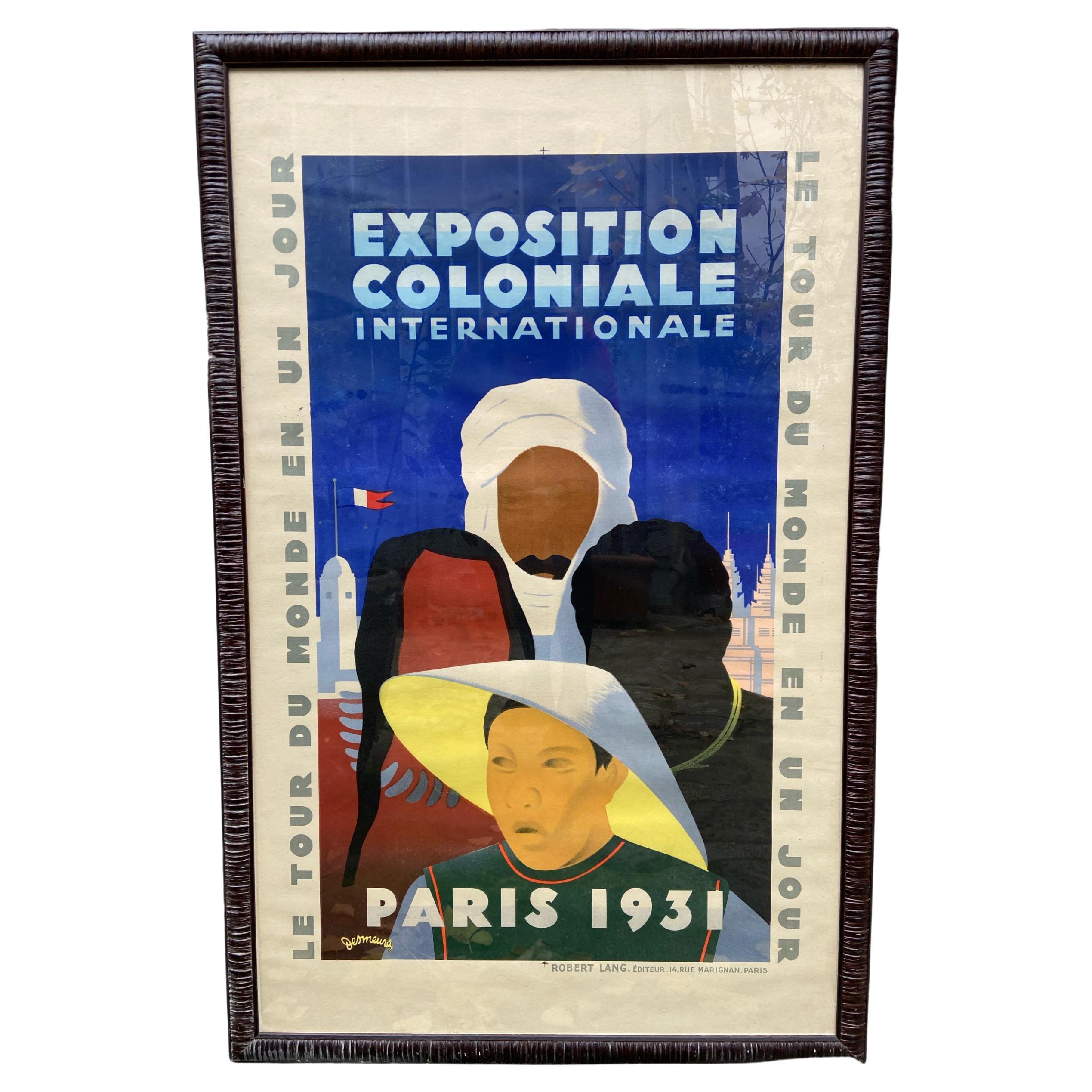 Jean Victor Desmeures, Internationale Kolonialausstellung in Paris, 1931