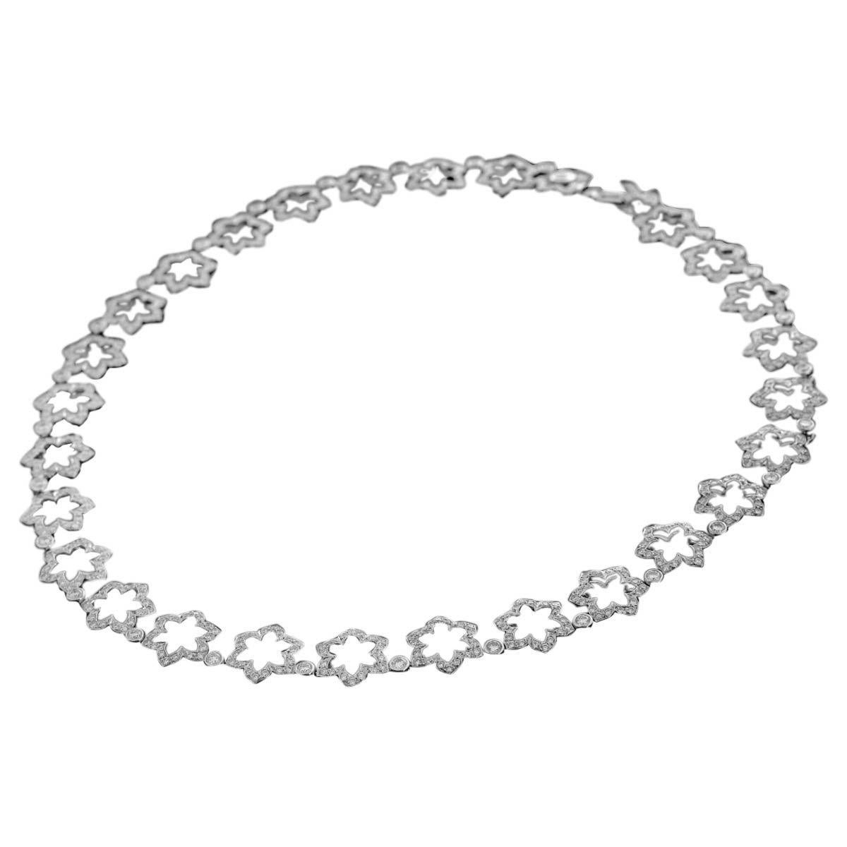 white gold infinity necklace