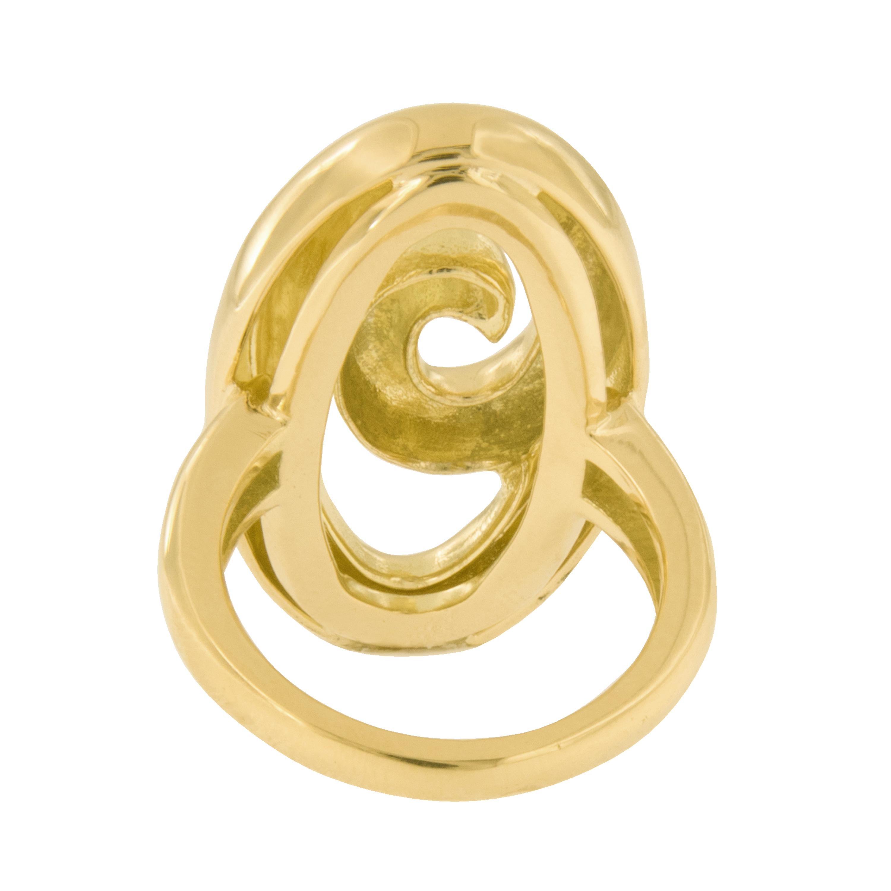 Jean Vitau Harmonie 18 Karat Gold Ring In New Condition For Sale In Troy, MI