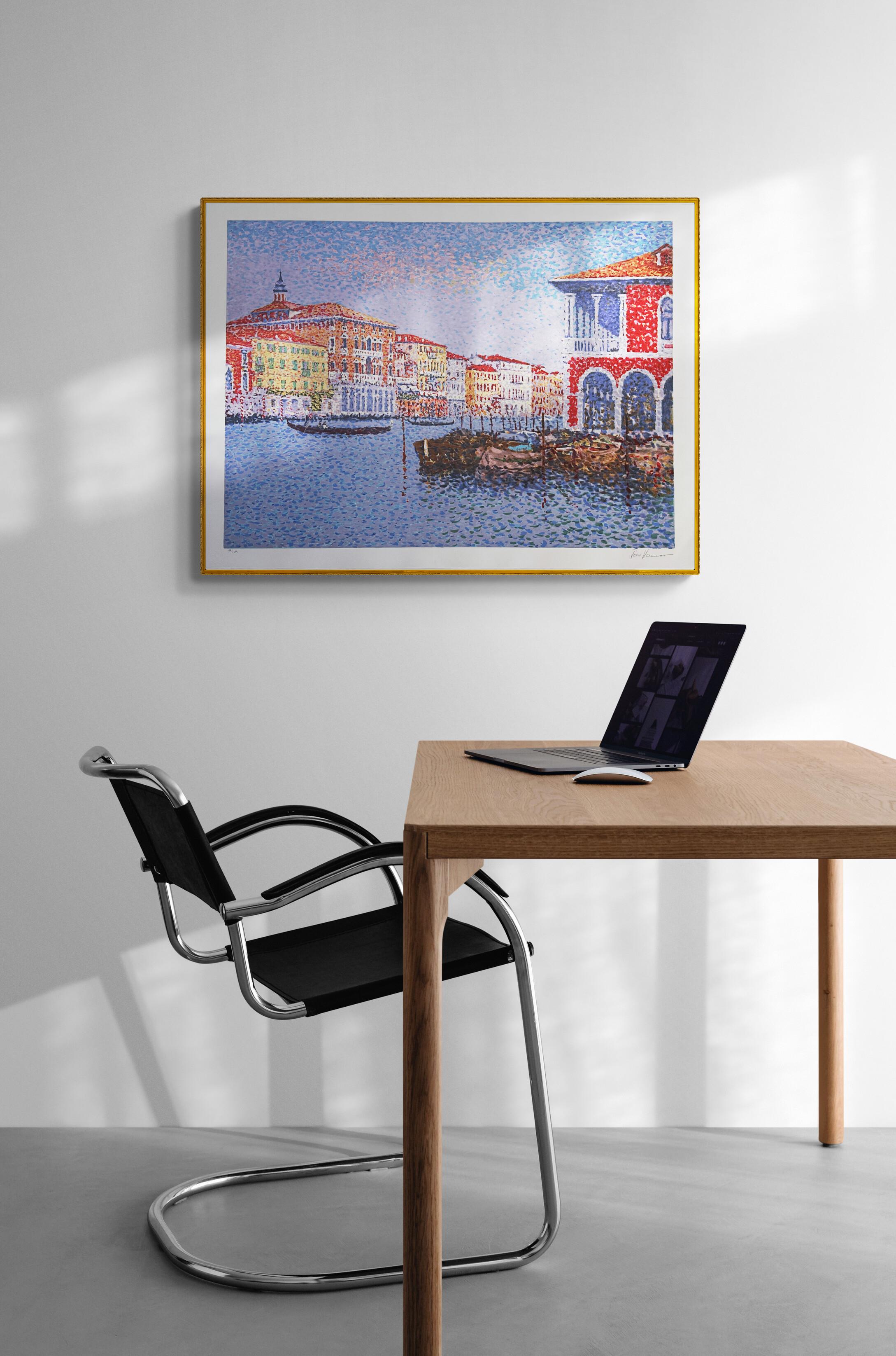 Nombre del artista: Jean Vollet
Año: 1999
Tipo de soporte: Litografía Mourlot
Tamaño-Ancho  Tamaño-Altura: 38'' x 28,75''
Firmado  Tamaño de la edición: Firmado a lápiz y marcado  199/299

Título: Reflejos venecianos: 

Adéntrate en la encantadora