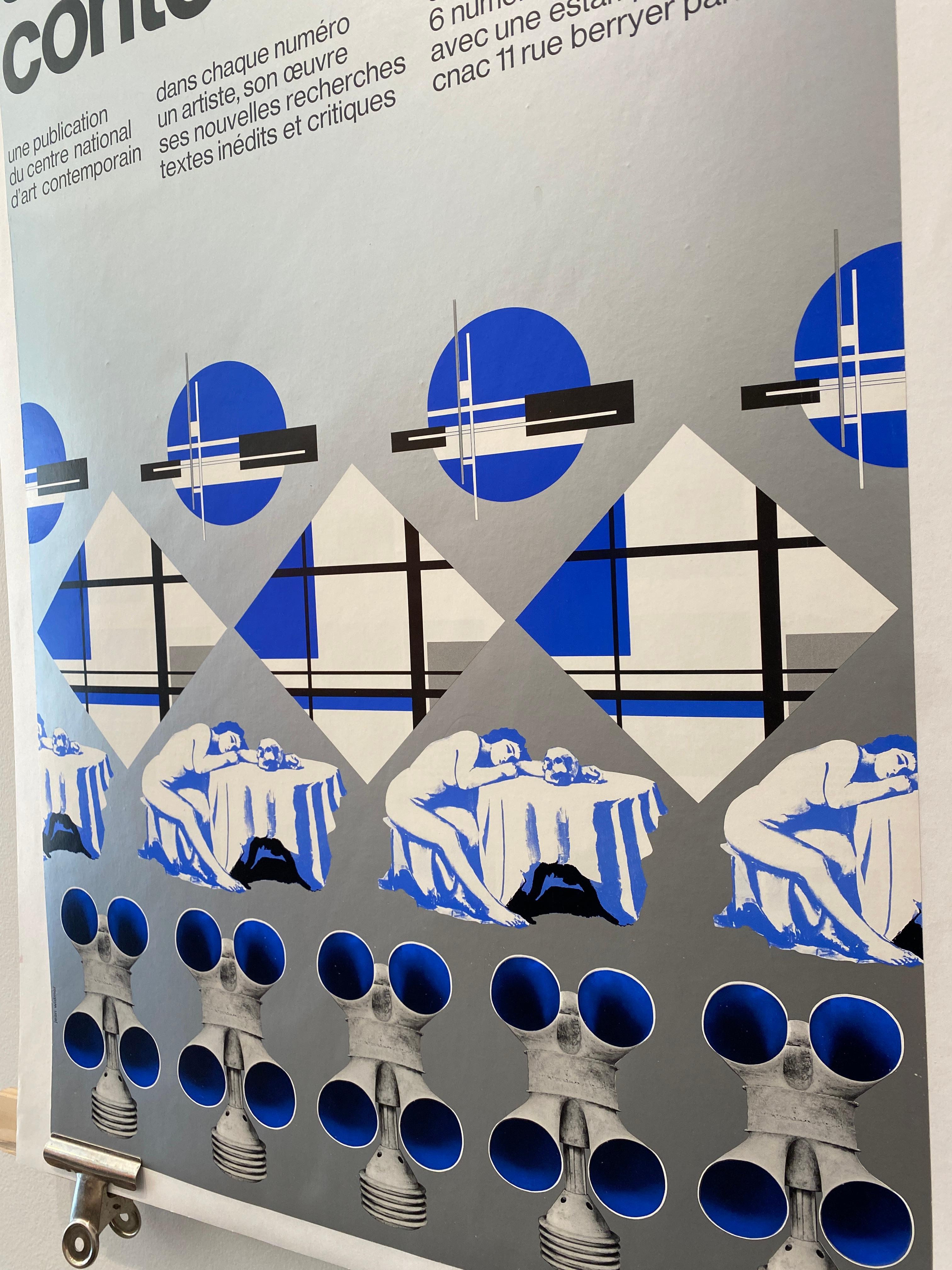 Fin du 20e siècle Affiche originale de Jean Widmer, 
