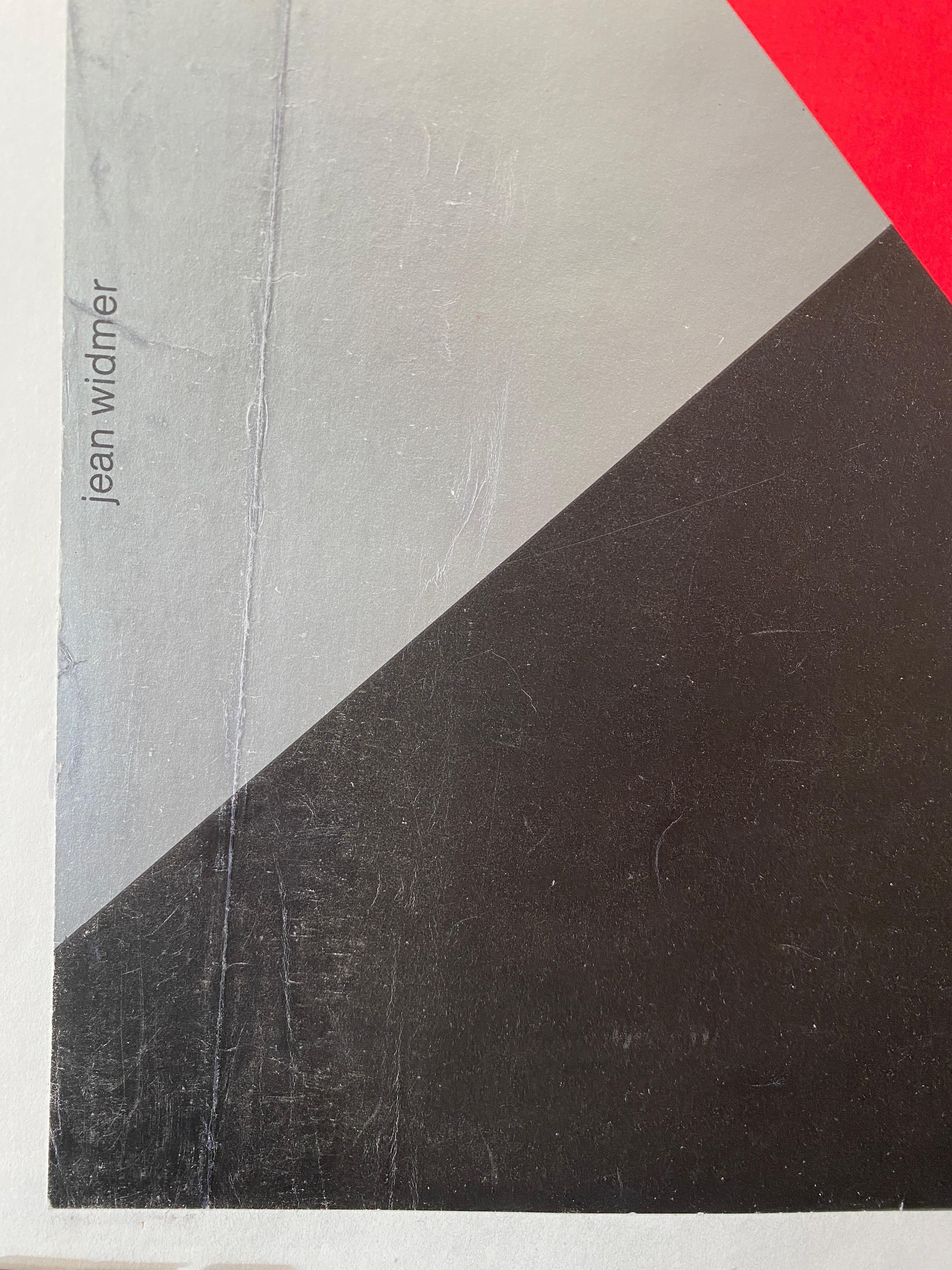 Poster originale di Jean Widmer, 'Archives De L'art Contemporain', Circa 1970 

Jean Widmer (1930-2014) è stato un artista grafico svizzero che ha dato un contributo significativo al campo della grafica. Associato all'influente movimento del design