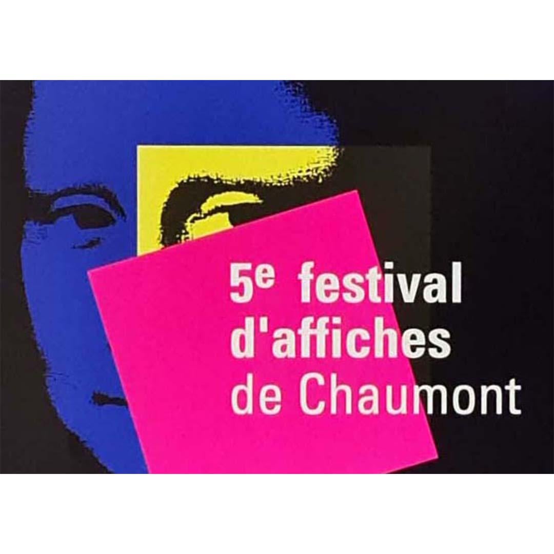 1994 Manifesto originale di Jean Widmer per il 5° festival dei manifesti di Chaumont in vendita 3