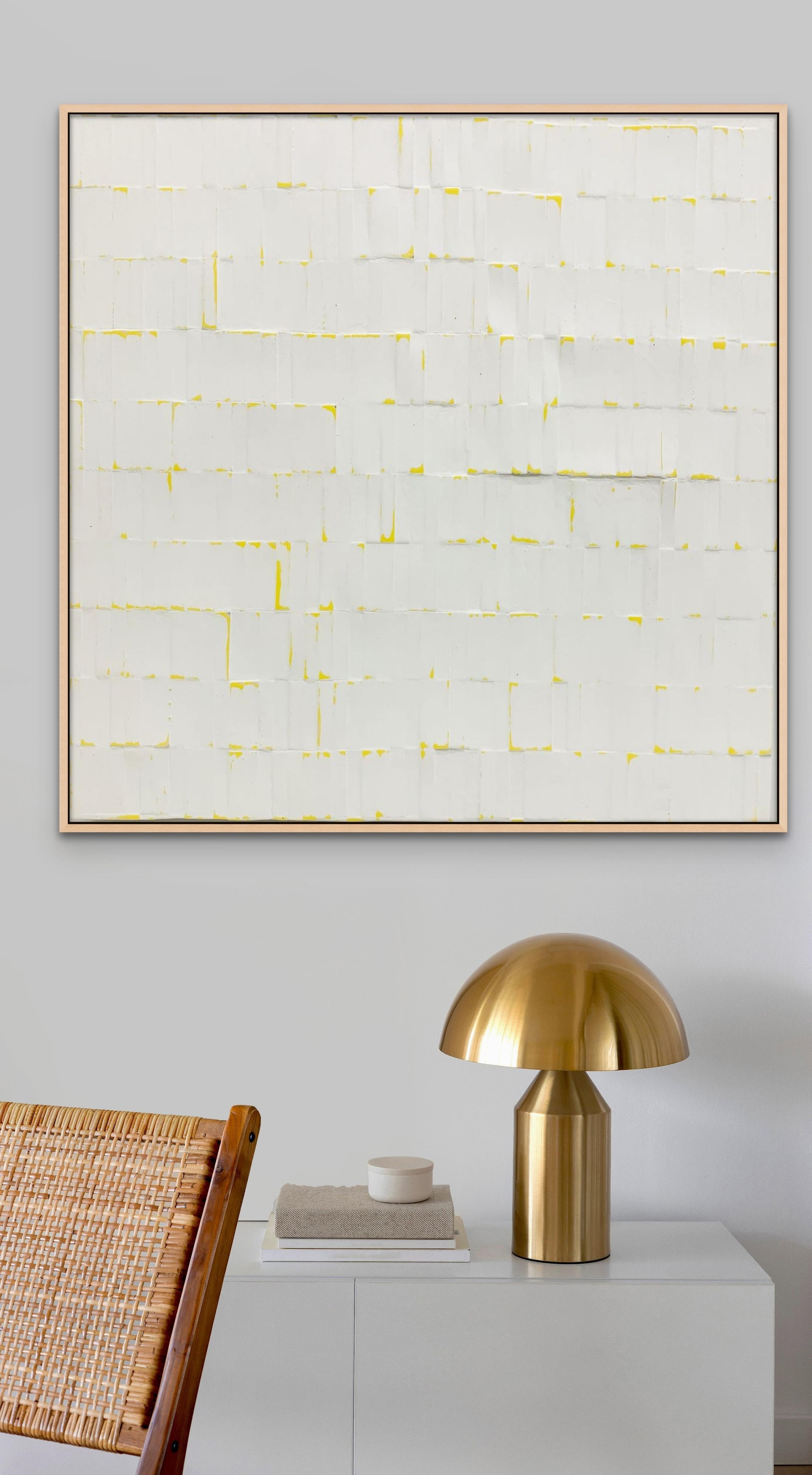 Opera di medie dimensioni con pittura acrilica su pannello di legno. Le opzioni di incorniciatura sono incluse: nero, bianco e legno naturale. Contatta il venditore per saperlo.

BIO
Jean Wolff è un pittore e stampatore astratto con sede a New York.