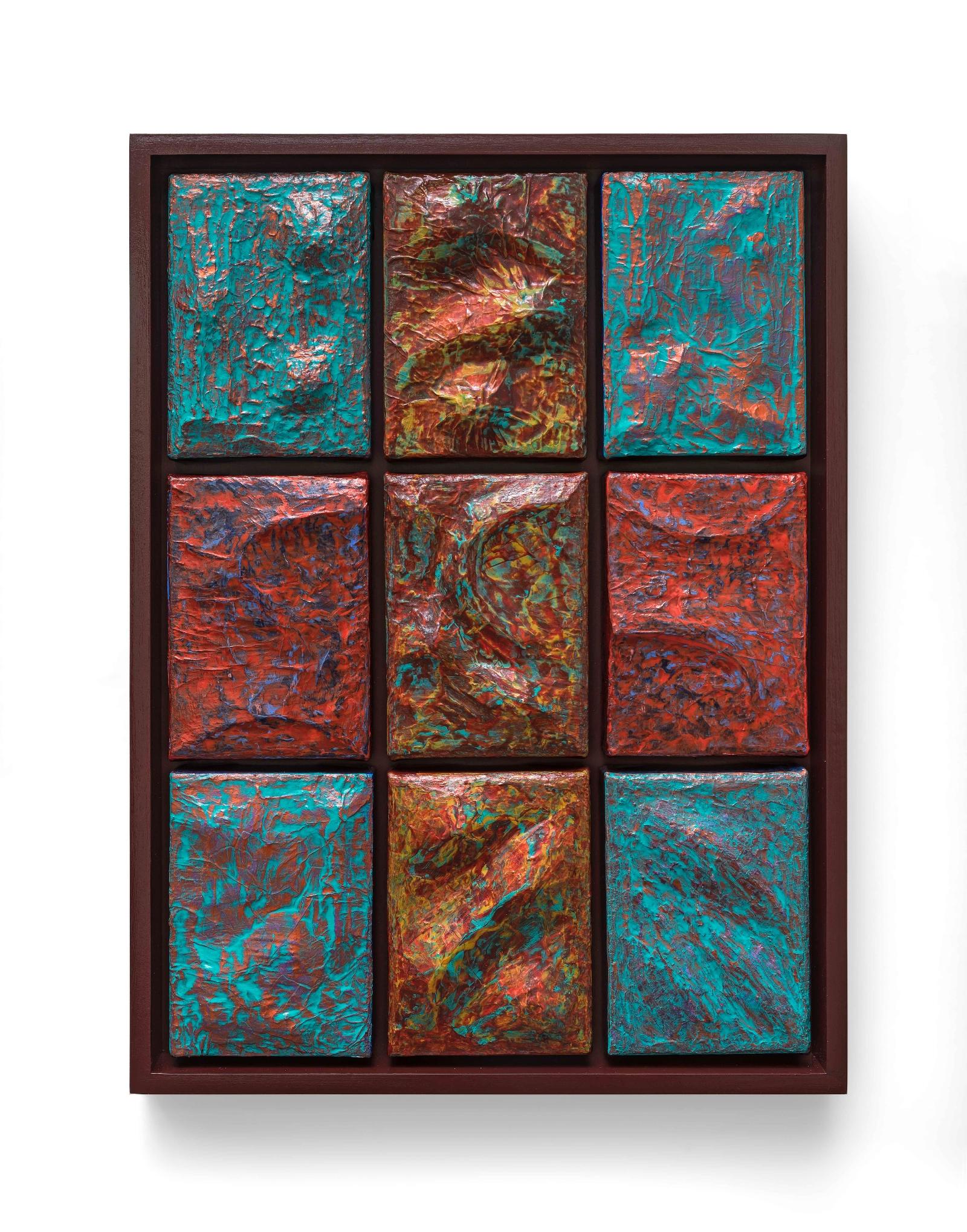 Abstract Painting di Jean Adele Wolff - Les Danseurs