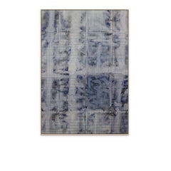 Plaid Painting 17, Plaid on Rectangular Canvas Painting