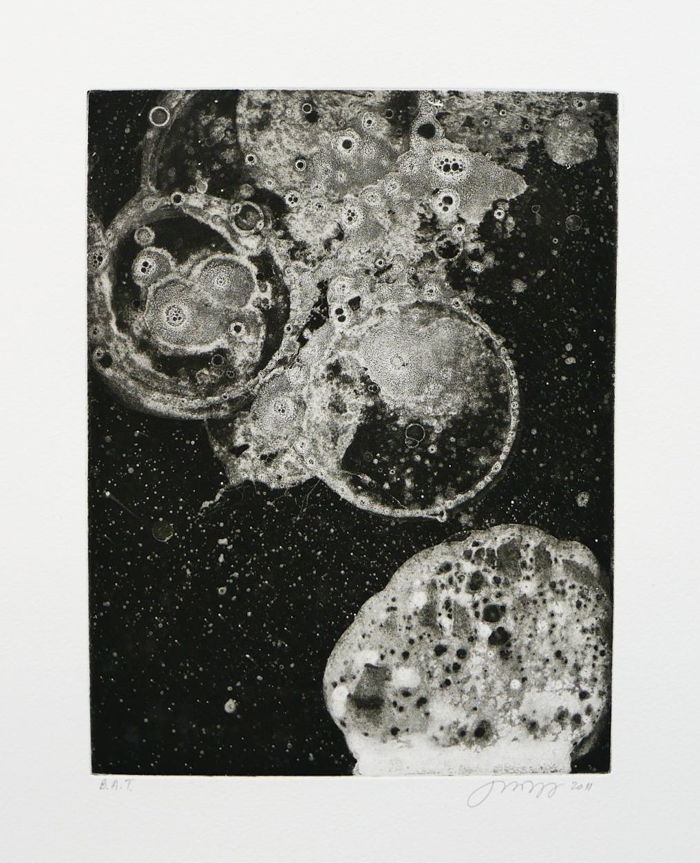 Jean Wolff Abstract Print - Five Articles Suite / Black & white