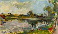 Lounging by the Water