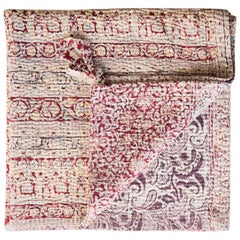 Used Jeanette Farrier Indian Quilt