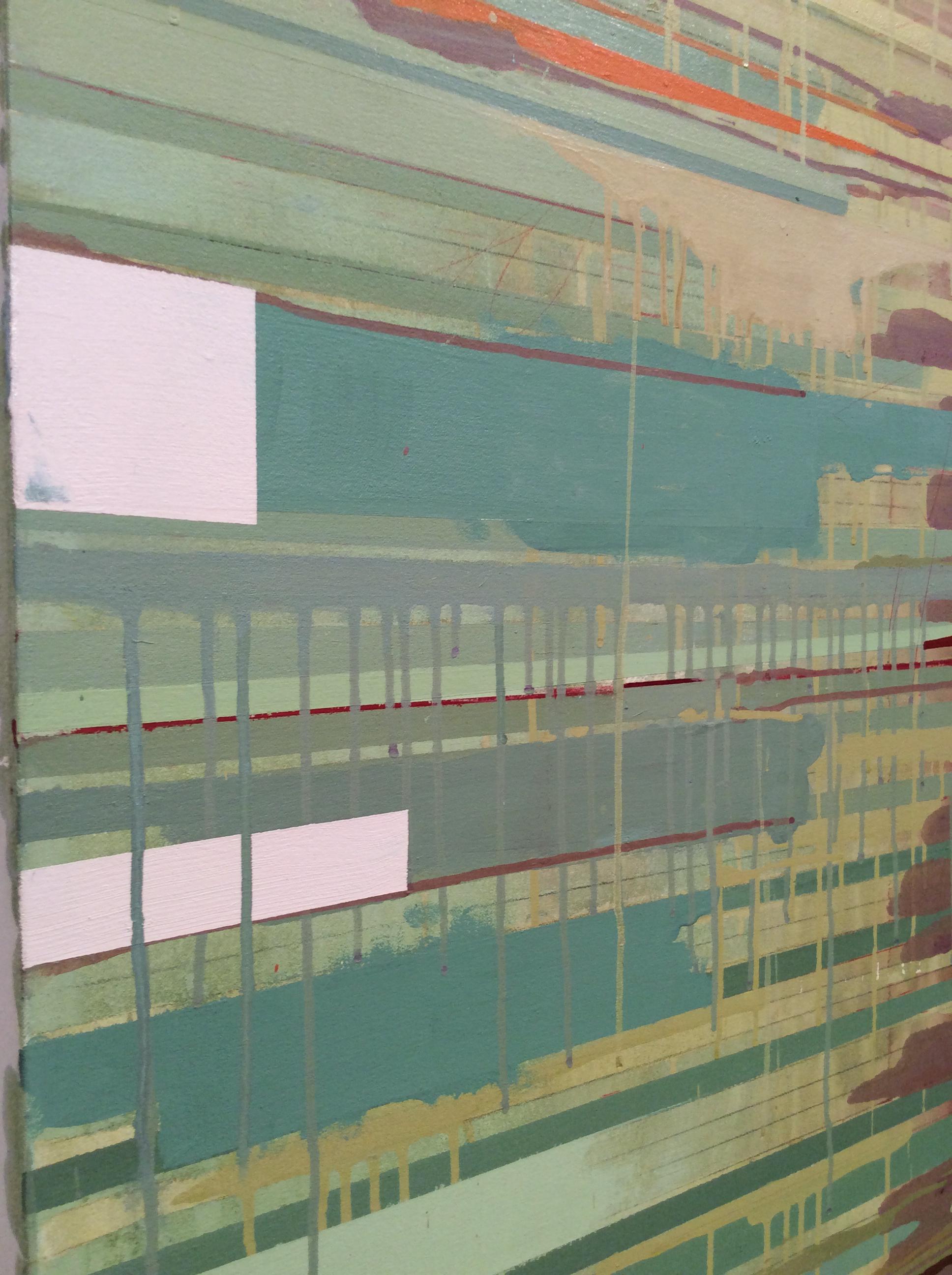 (Private Listing for 2 Paintings) River of Gold & Plan for Spring # 2 - Fintz For Sale 2