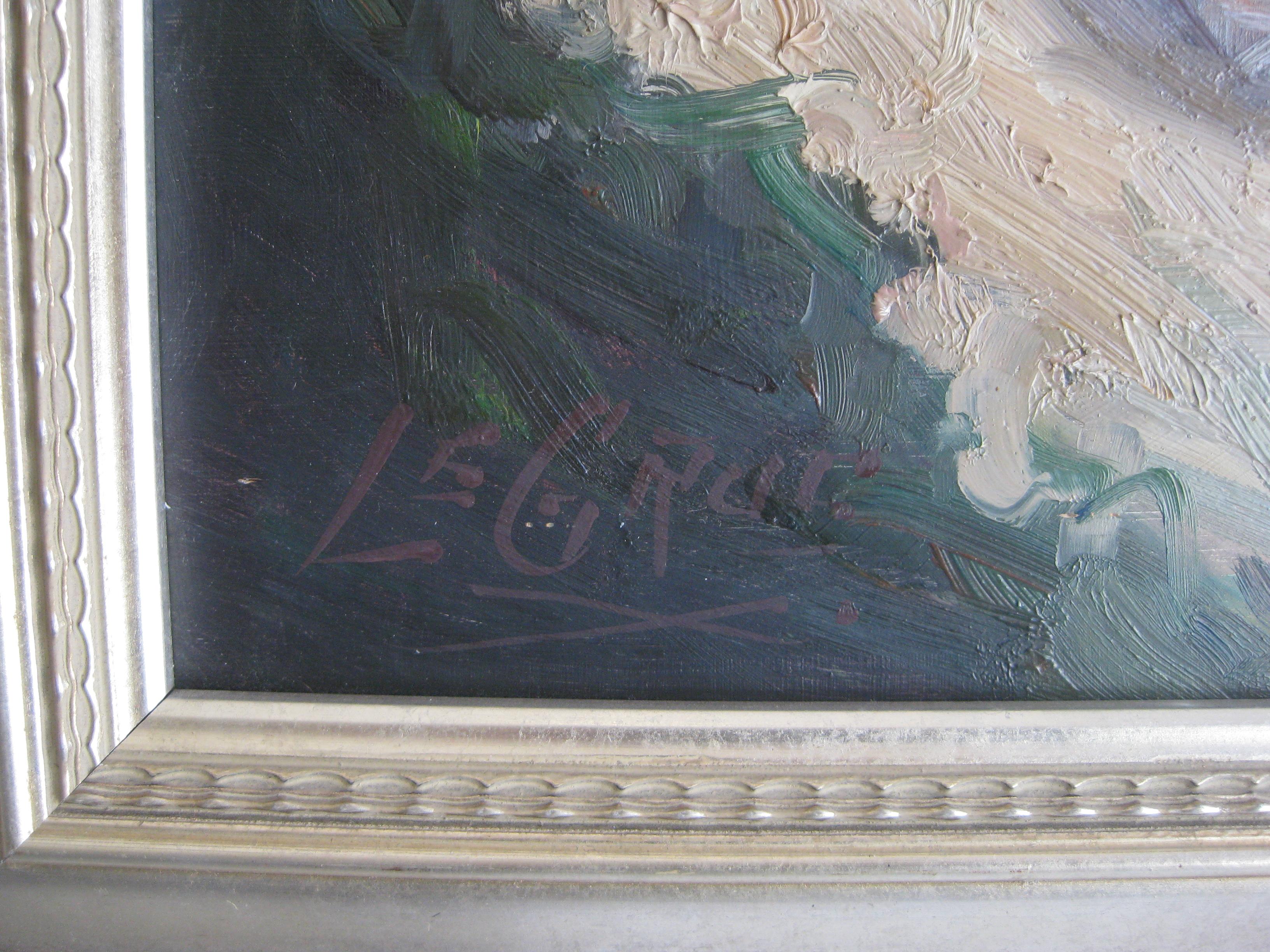 Jeanette Le Grue Pittura a olio impressionista California Beach Santa Barbara in vendita 5