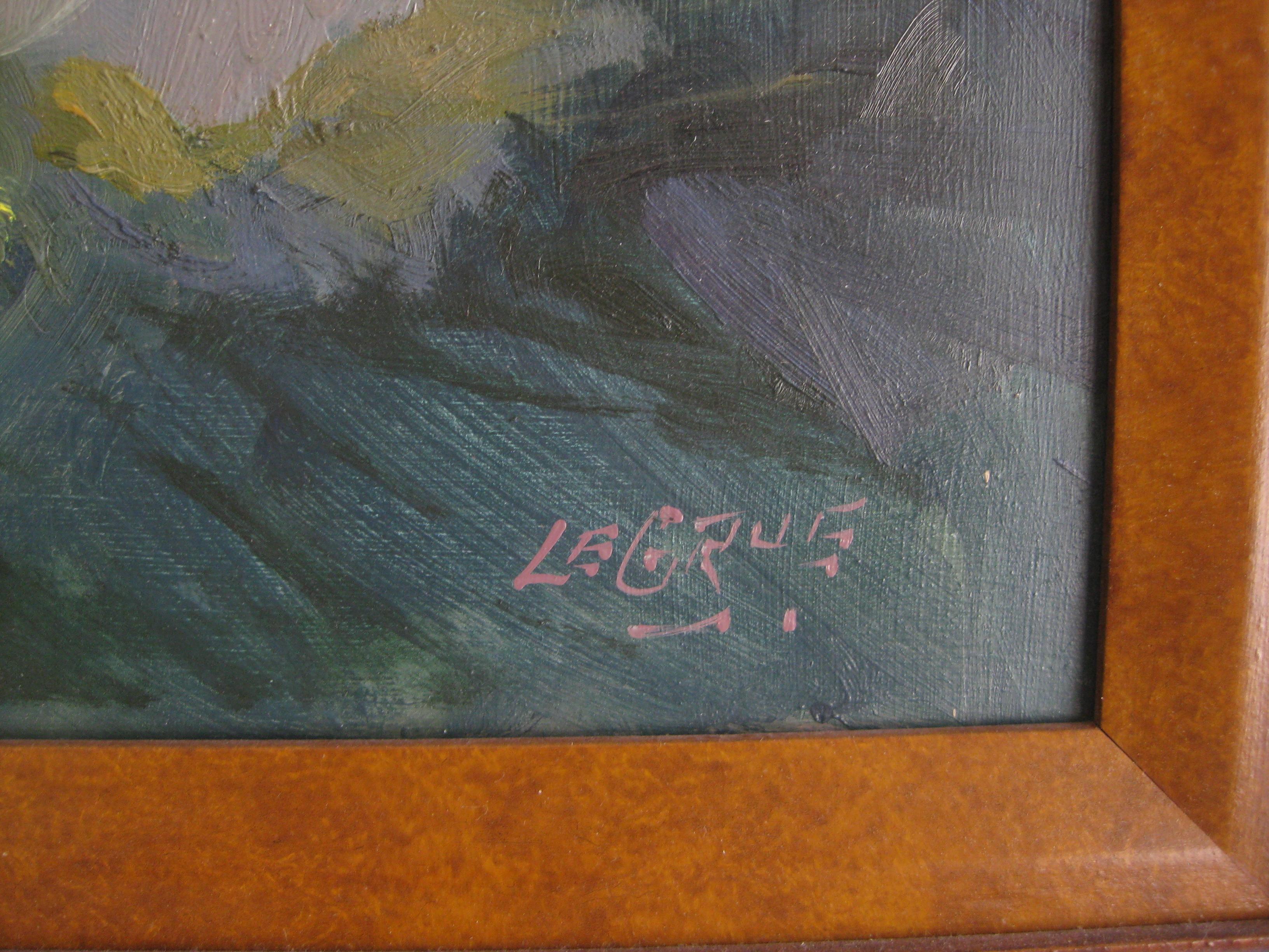 Jeanette Le Grue Impressionist Oil Painting of San Francisco Oakland Bay Bridge For Sale 4