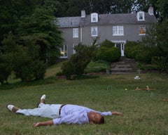 “Easy on the Eyes: Harriet” Photograph of a Beautiful Man on the Lawn