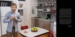 “Easy on the Eyes: Lélia” Portrait Photograph of a Beautiful Man in a Kitchen