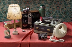 “Still Life with Answering Machine” Vintage Tech Photograph for Bird Watchers