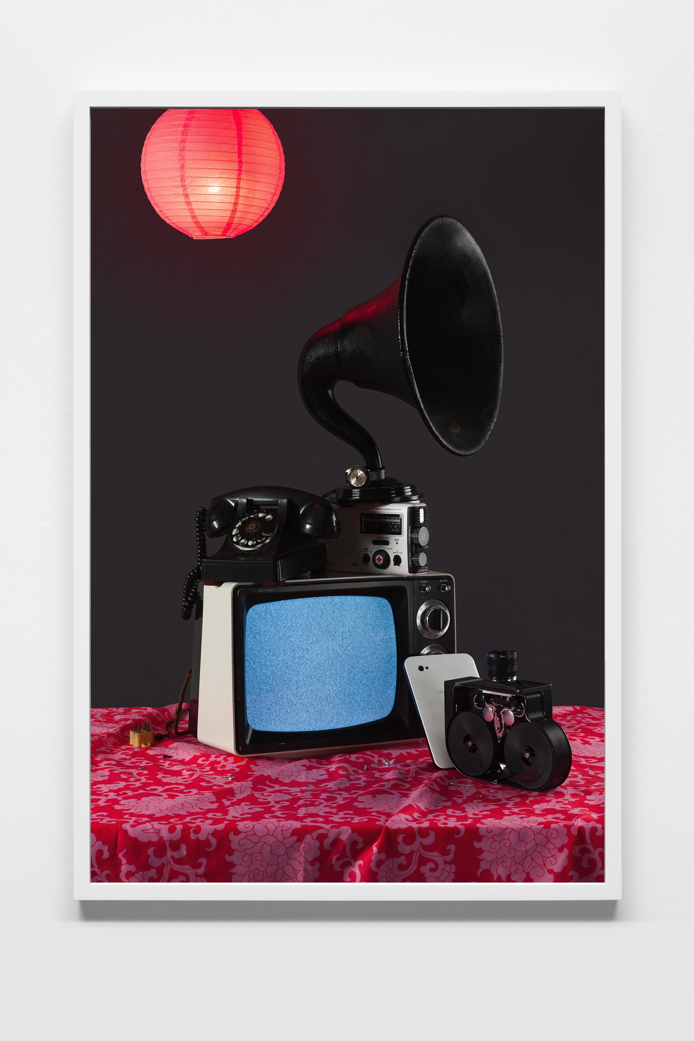 My “Tech Vanitas” photography series embraces our love for beautifully designed, vintage machines and anxiety over new technology. My still lifes clearly reference 17th Century Dutch vanitas paintings and their air of craft guilds, international