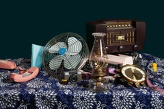 "Tech Vanitas: Electric Fan" Contemporary Still-life Photograph of Used Tech