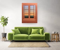 Abend in der Toskana, Landschaftsgemälde im Stil des Originalrealismus, Öl auf Leinwand, 122 x 91 cm