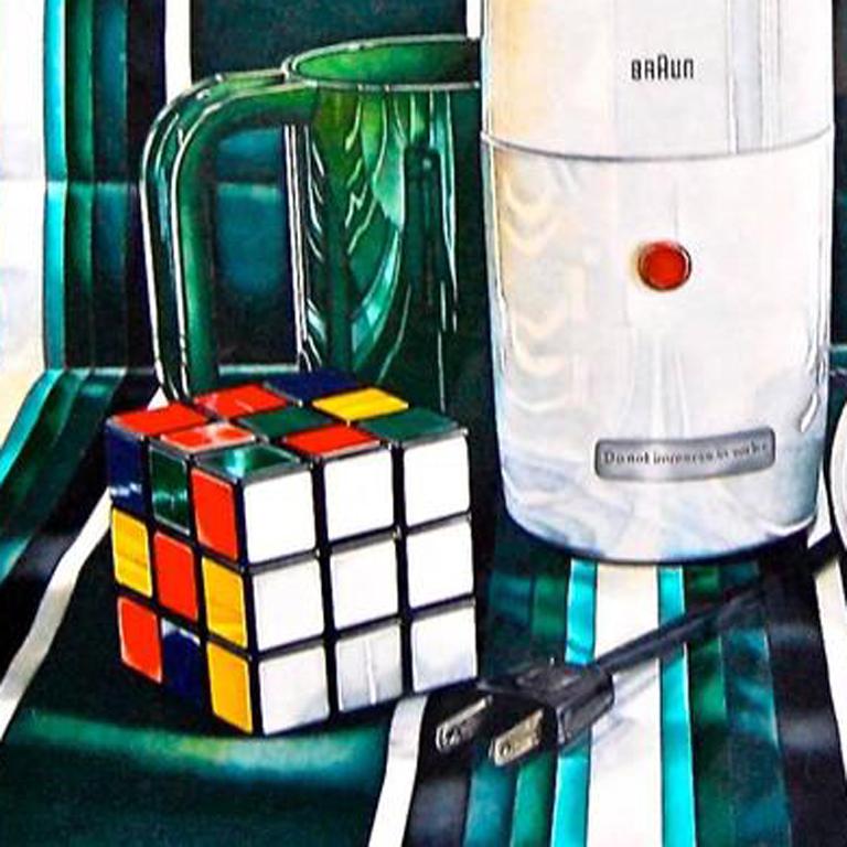 Heroic Materialism No. 1, Photorealist Acrylic Painting by Jeanette Pasin-Sloan For Sale 3