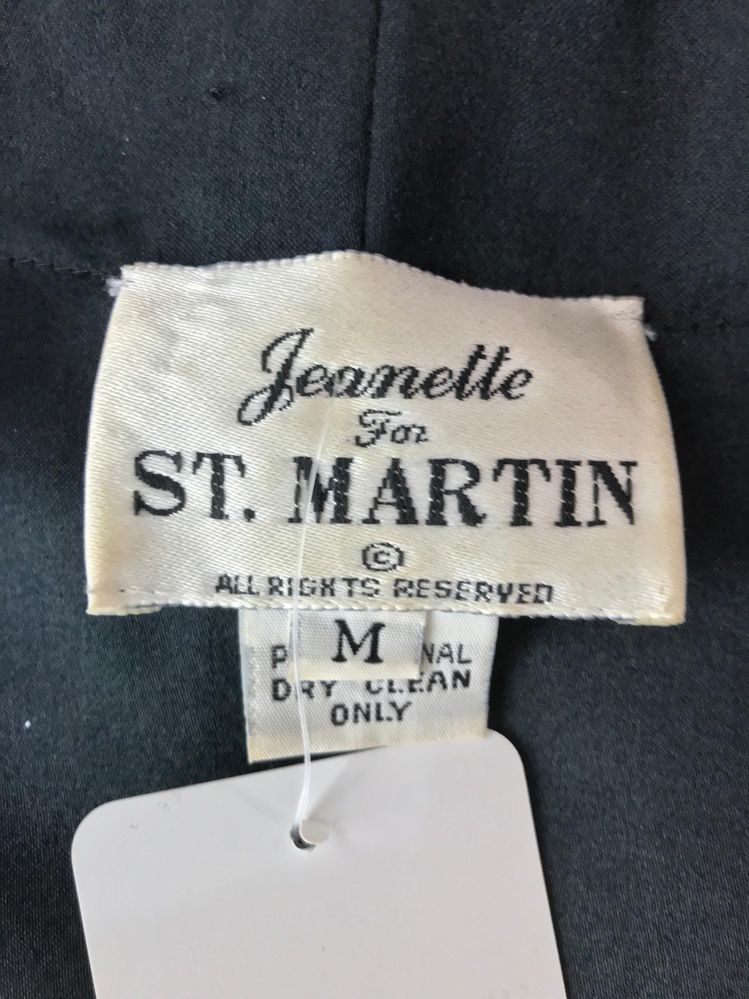 Jeanette St. Martin Beaded Art Sequin Jacket 1980s 9