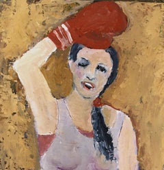 You Should Have Seen the Other One   Oil Boxing  @everywomanart Women in Art