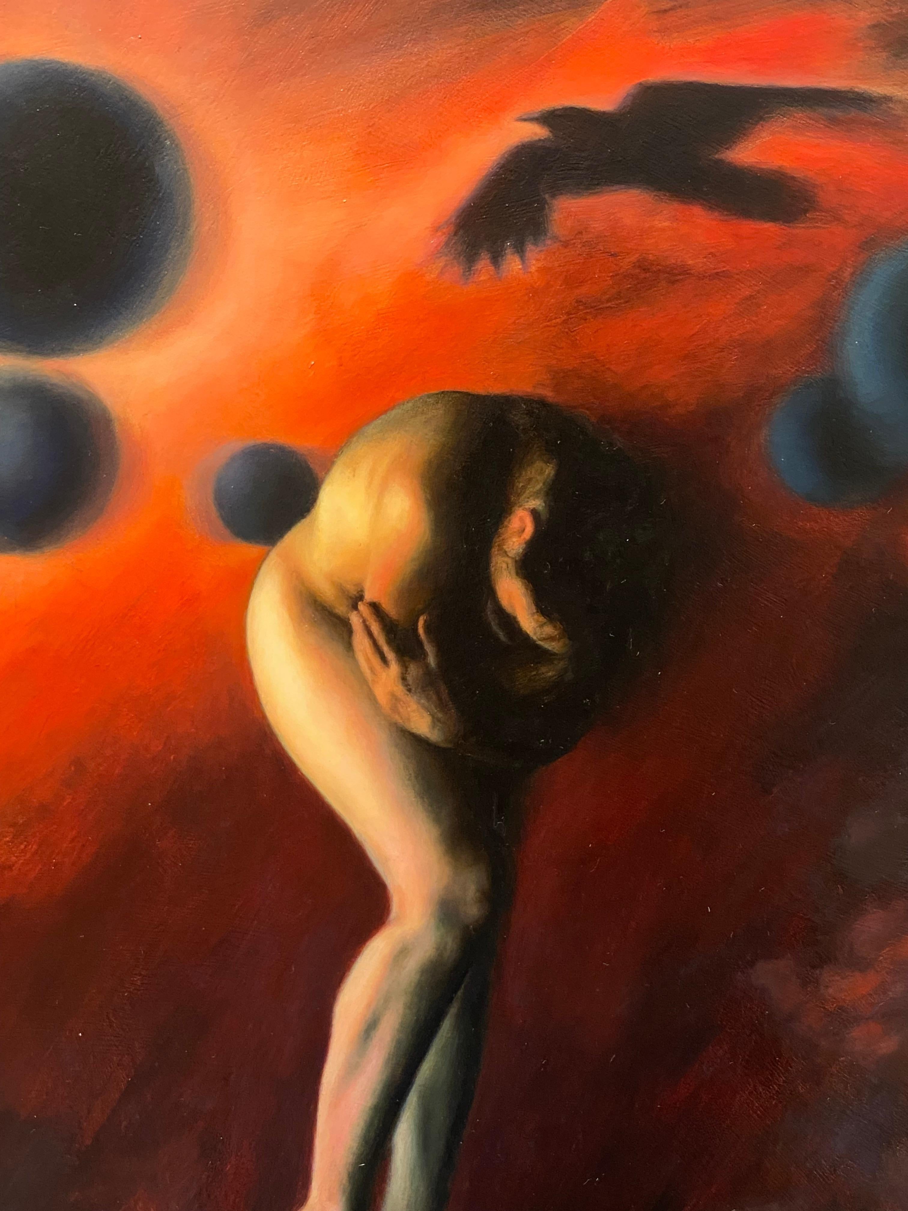 Alignment - 21st Century Realistic Painting of a person For Sale 1