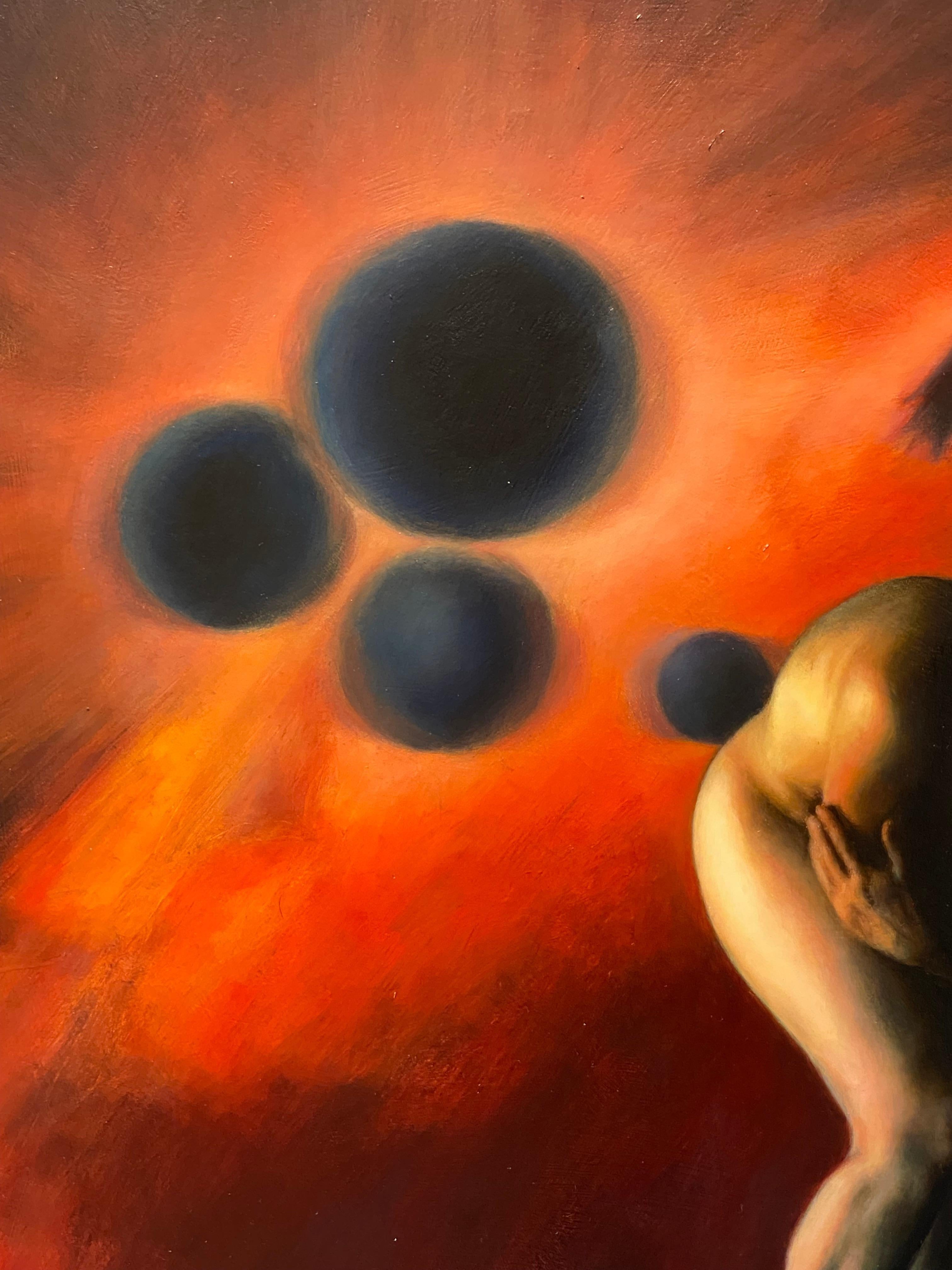 Alignment - 21st Century Realistic Painting of a person For Sale 2