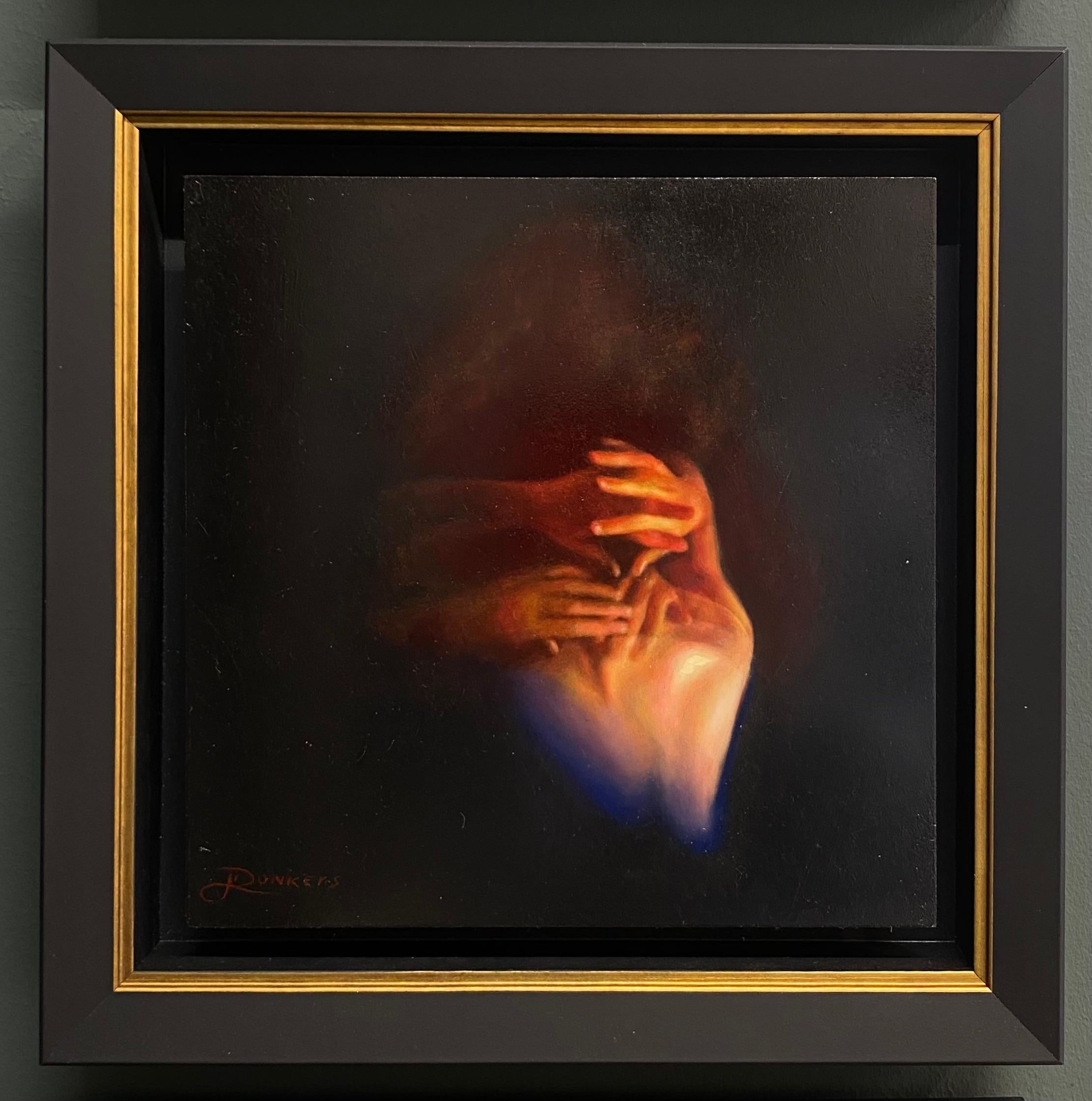 Fuego IV - Pintura figurativa realista del siglo XXI - Painting de Jeanine Donkers