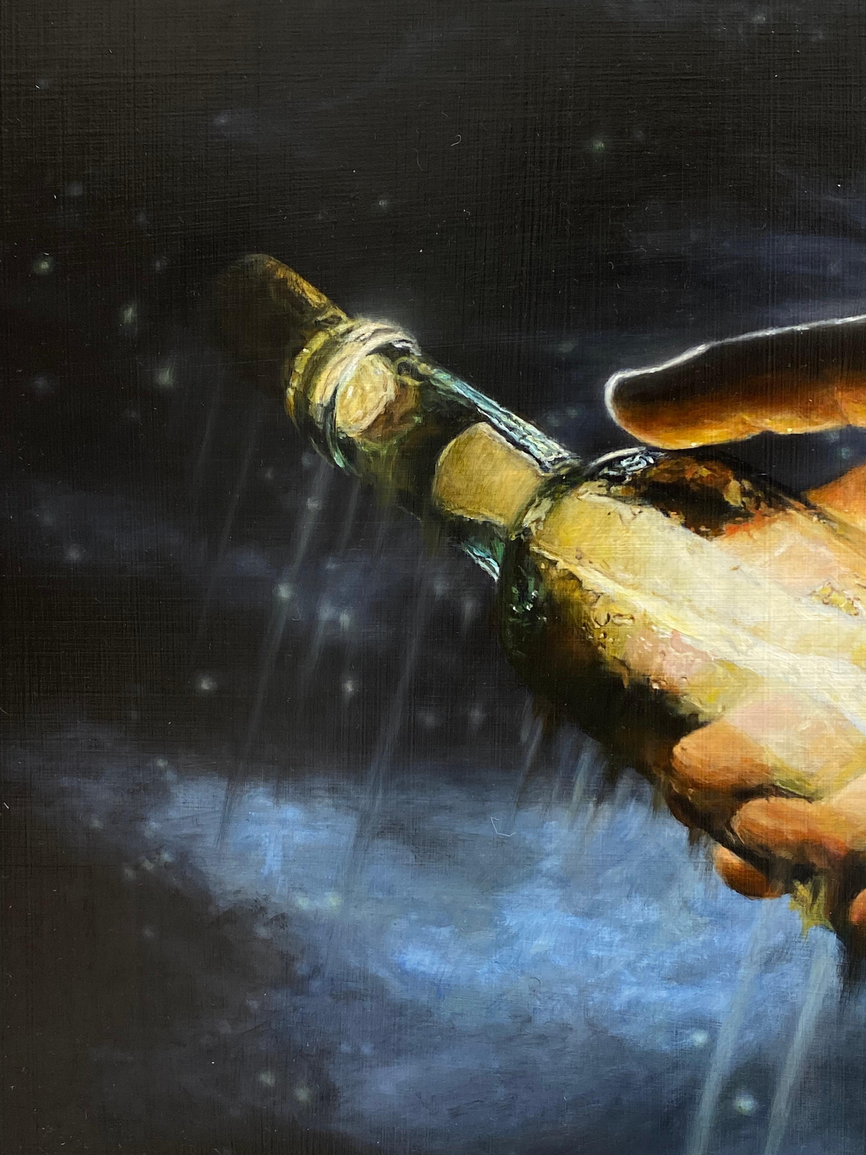 Note to self - 21st Century Realistic Figurative Painting For Sale 3