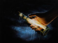 Nota para mí - Pintura figurativa realista del siglo XXI