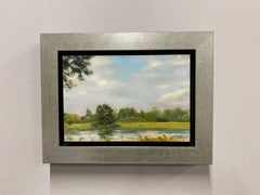 The Warande - 21st Century Realistic Figurative landcape Painting of a Park