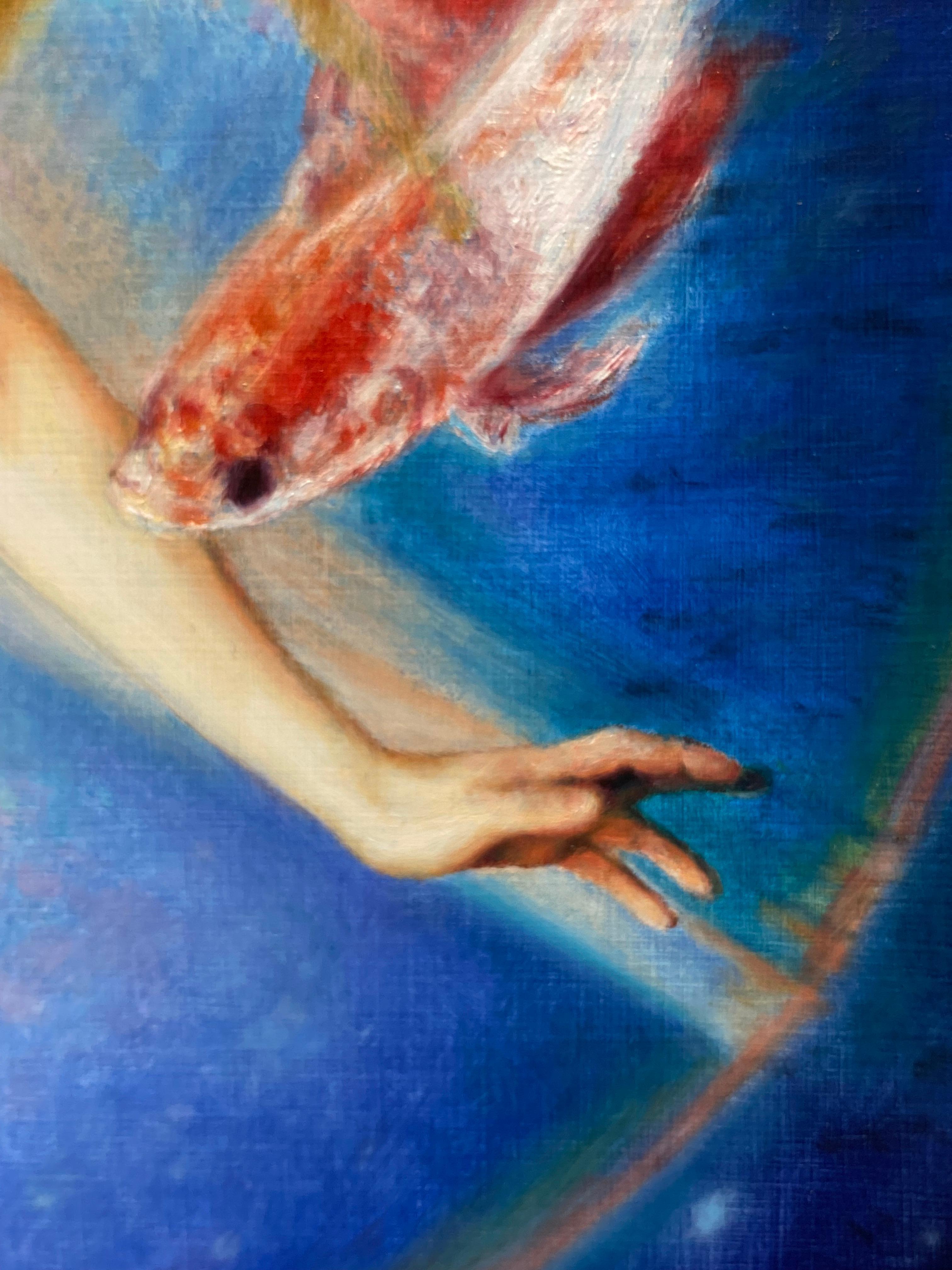 The divine feminine Venus - 21. Jahrhundert Realistisches Gemälde einer Person im Angebot 2