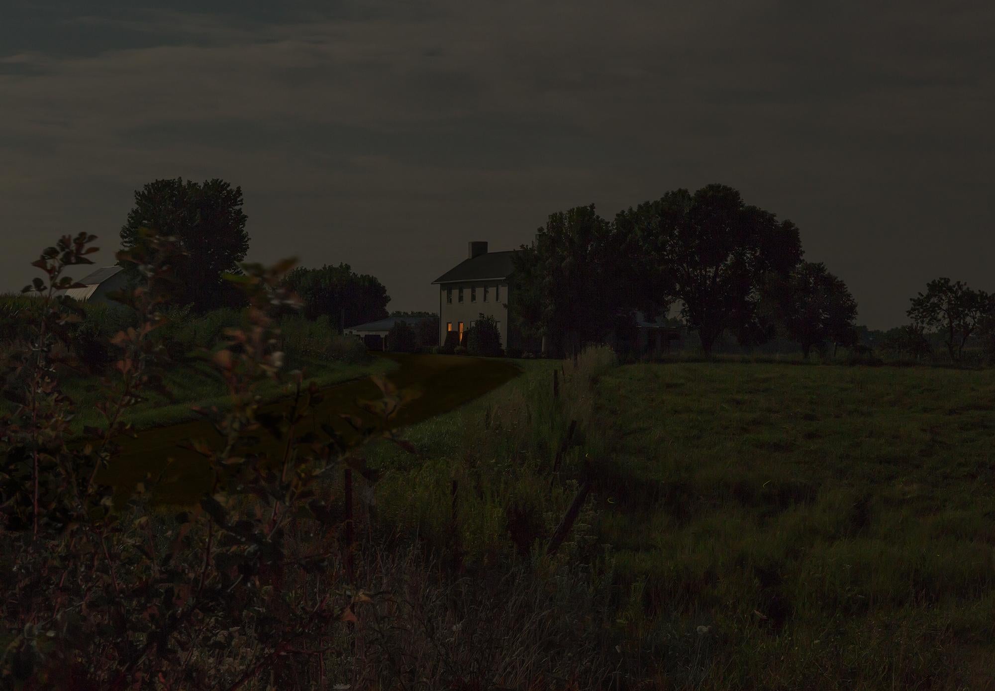 Jeanine Michna-Bales Landscape Photograph - A Brief Respite. Abolitionist William Beard’s house, Union County, Indiana