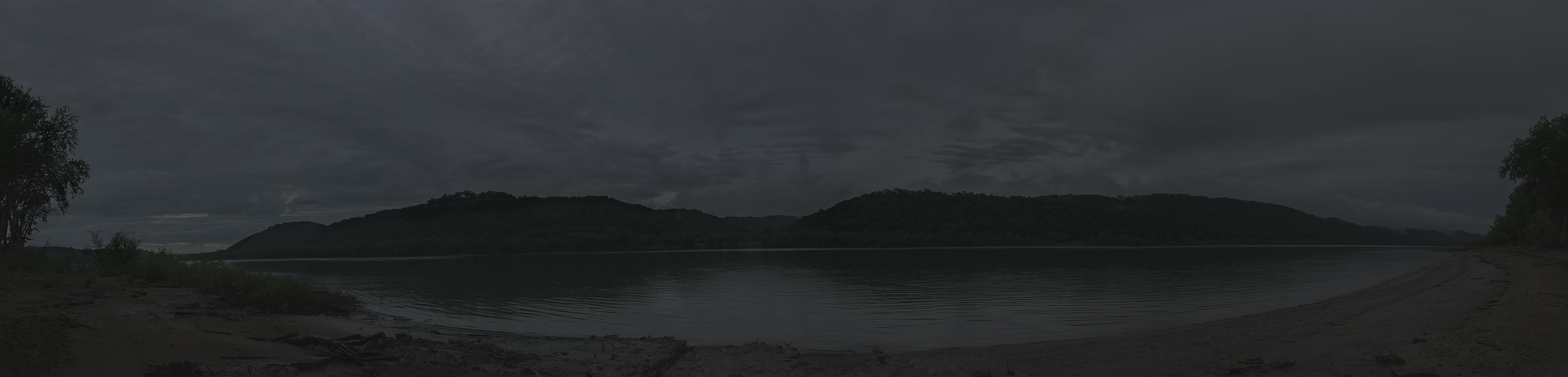 The River Jordan. First view of a free state, crossing the Ohio River to Indiana - Photograph by Jeanine Michna-Bales