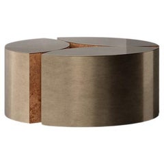Jeanjean Chestnut Burl Side Table by Ultramobili