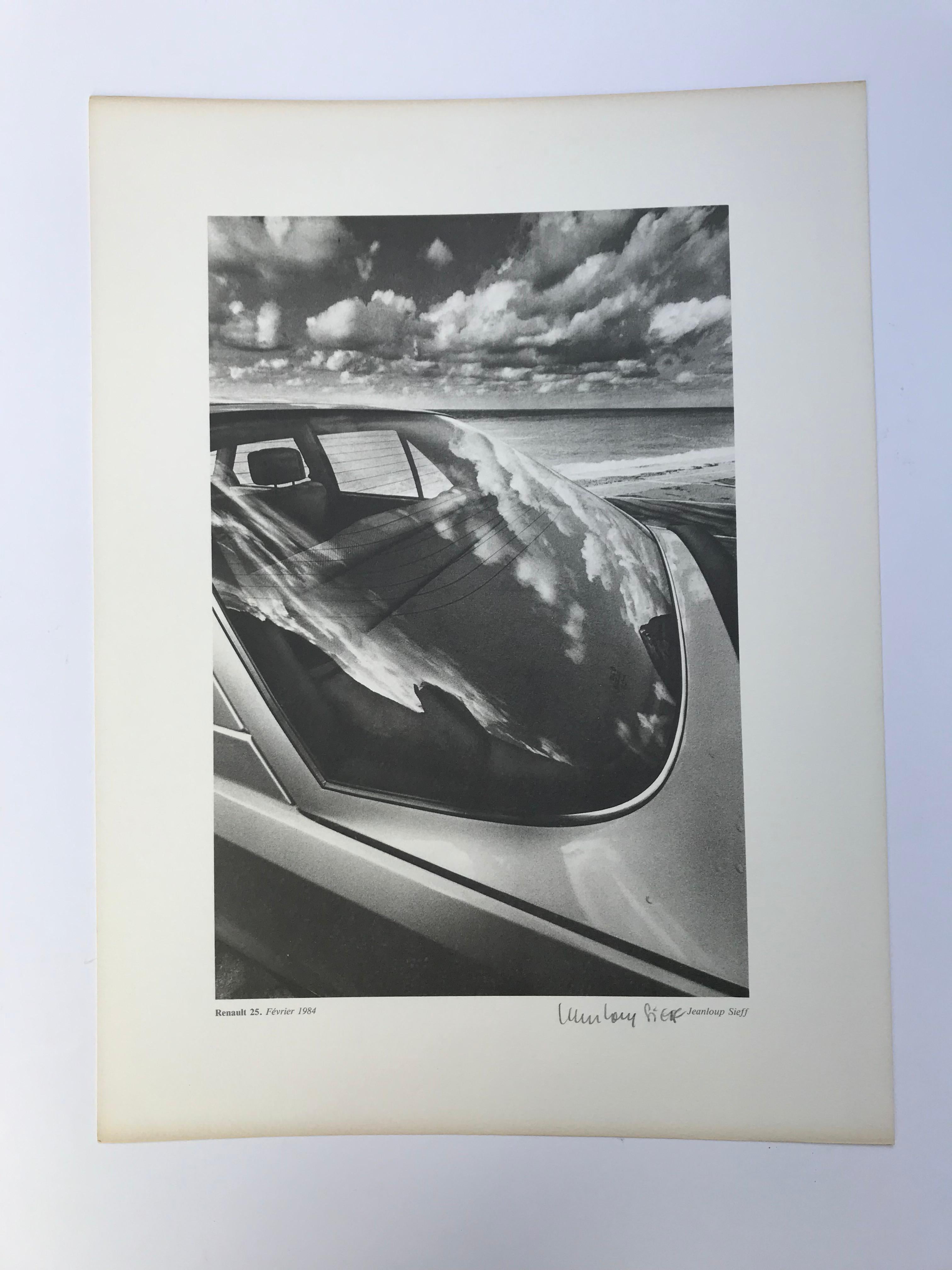 'Auto Psy, Renault 25', 1984 collotype (Fotorealismus), Photograph, von Jeanloup Sieff