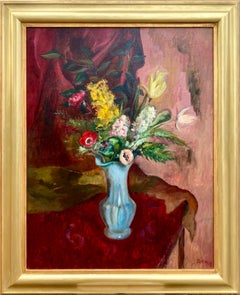 'Spring Flowers in a Vase' by Jeanne Bieruma Oosting, 1898 - 1994, Dutch